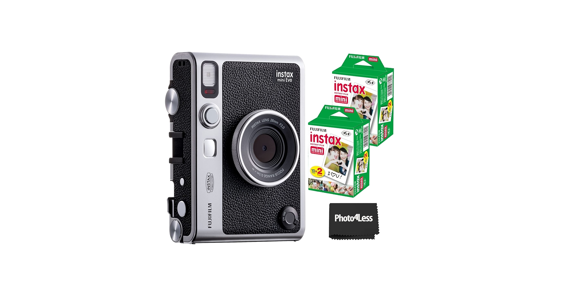 Amazon.com : Fujifilm Instax Mini EVO Hybrid Black Instant